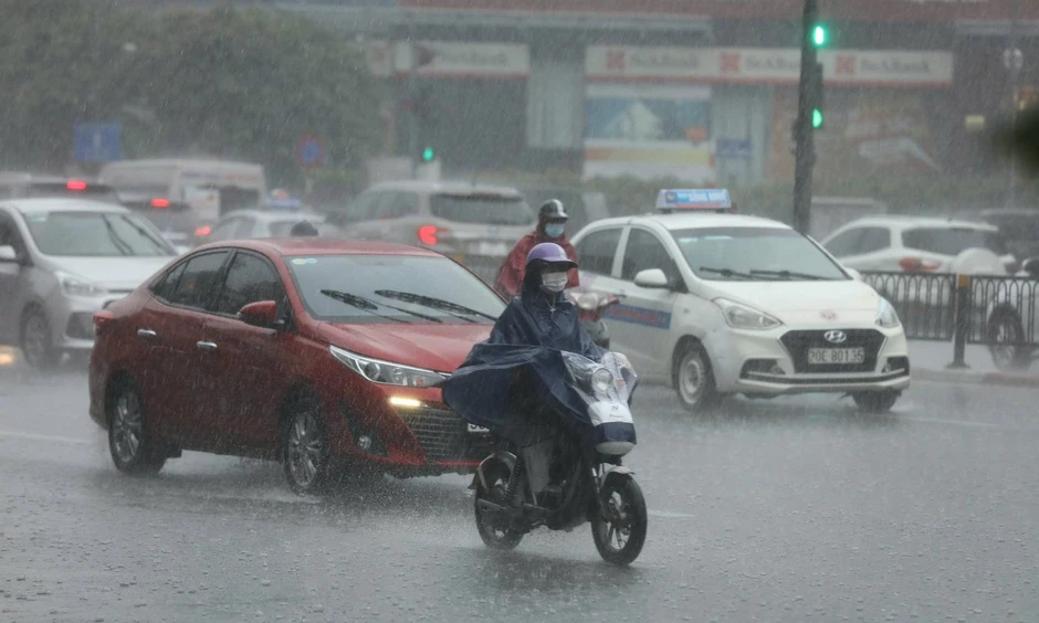 Từ chiều tối nay, miền Bắc bước vào đợt mưa lớn diện rộng