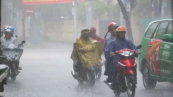 Từ chiều và đêm nay 16-4, nhiều nơi có mưa dông