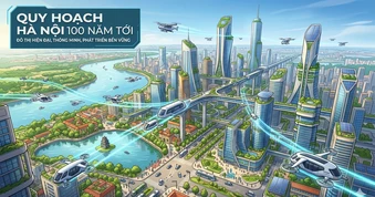 Từ phố đi bộ đến taxi bay: Hà Nội vẽ lại diện mạo Thủ đô trong 100 năm tới