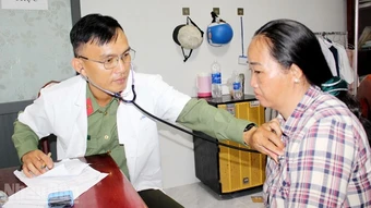 Tuổi trẻ Công an An Giang mang nghĩa tình về với biển đảo