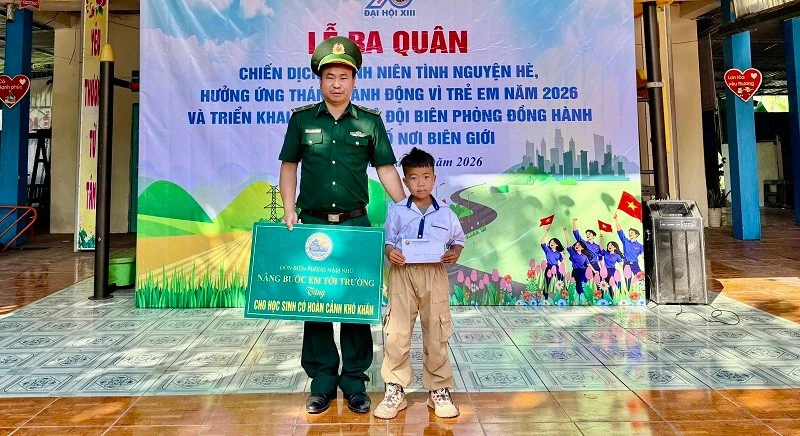 Tuổi trẻ xã biên giới Nà Hỳ ra quân Chiến dịch Thanh niên tình nguyện hè năm 2026 Tuổi trẻ xã biên giới Nà Hỳ ra quân Chiến dịch Thanh niên tình nguyện hè năm 2026