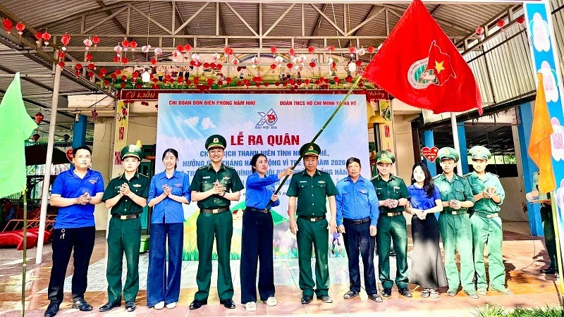 Tuổi trẻ xã biên giới Nà Hỳ ra quân Chiến dịch Thanh niên tình nguyện hè năm 2026 Tuổi trẻ xã biên giới Nà Hỳ ra quân Chiến dịch Thanh niên tình nguyện hè năm 2026