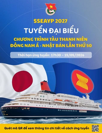Tuyển chọn 20 đại biểu tham gia Tàu Thanh niên Đông Nam Á - Nhật Bản lần thứ 50