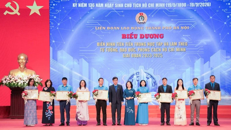 Tuyên dương 100 công nhân giỏi Thủ đô năm 2026 Tuyên dương 100 công nhân giỏi Thủ đô năm 2026