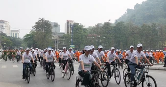 Tuyên Quang phát động đạp xe hưởng ứng chiến dịch Giờ Trái đất năm 2026