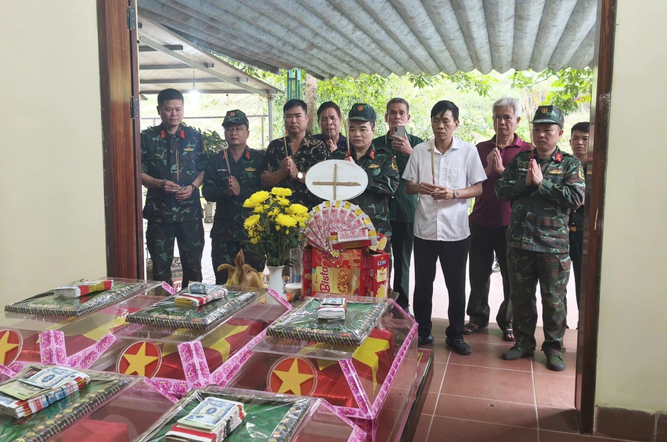 Tuyên Quang: Phát hiện và cất bốc 4 hài cốt liệt sĩ Tuyên Quang: Phát hiện và cất bốc 4 hài cốt liệt sĩ