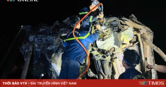 Tuyên Quang: Xuyên đêm cứu nạn xe chở vật liệu rơi xuống vực sâu 80m
