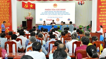 Tuyên truyền chống khai thác IUU bằng “Phiên tòa giả định”