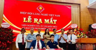 Viện Nghiên cứu, tư vấn kiến trúc và bảo tồn phát triển làng nghề chính thức đi vào hoạt động