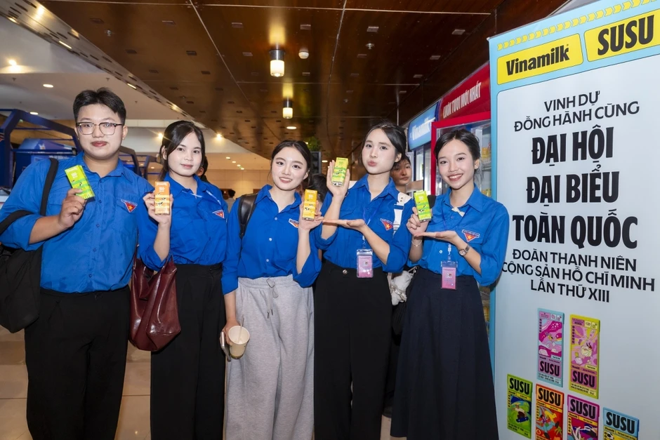 Vinamilk đồng hành cùng Đại hội Đoàn toàn quốc lần thứ XIII Vinamilk đồng hành cùng Đại hội Đoàn toàn quốc lần thứ XIII