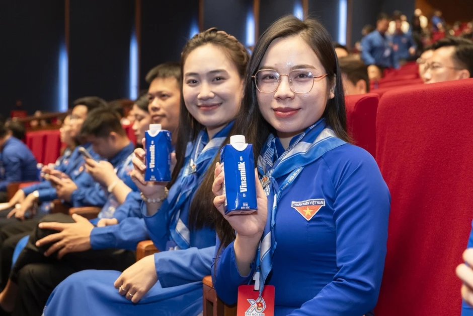 Vinamilk đồng hành cùng Đại hội Đoàn toàn quốc lần thứ XIII Vinamilk đồng hành cùng Đại hội Đoàn toàn quốc lần thứ XIII