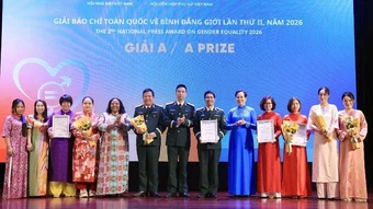 Vinh danh 24 tác phẩm xuất sắc đoạt giải Báo chí toàn quốc về Bình đẳng giới lần thứ II, năm 2026