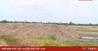 Vĩnh Long: Khai thác trái phép làm biến dạng tầng đất mặt ruộng