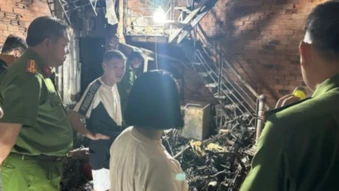 Vụ cháy nhà trọ 7 người thương vong:  Cảnh sát băng mình vượt khói lửa cứu người