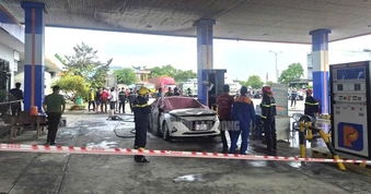 Vụ cháy ô tô ở Đà Nẵng: Xác định nguyên nhân 2 người trong xe thiệt mạng