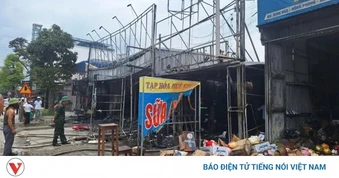 Vụ cháy tại Hải Phòng: Xuất phát từ quán cà phê, thiêu rụi 6 cửa hàng liền kề