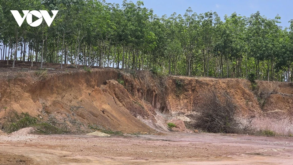 Vụ "khoét" đất gây sạt lở ở Đồng Nai: Chưa thể xác định khối lượng đất di dời Vụ "khoét" đất gây sạt lở ở Đồng Nai: Chưa thể xác định khối lượng đất di dời