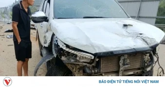 Vụ Thiếu tá công an tử vong trên cao tốc: Nổ lốp mất lái trên đường đi làm