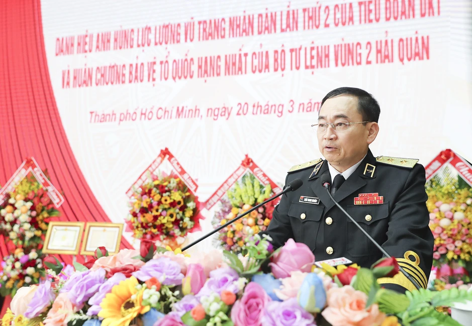 Vùng 2 Hải quân và Tiểu đoàn DK1 đón nhận danh hiệu cao quý của Đảng, Nhà nước Vùng 2 Hải quân và Tiểu đoàn DK1 đón nhận danh hiệu cao quý của Đảng, Nhà nước