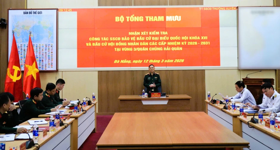 Vùng 3 Hải quân: Sẵn sàng phương án cao nhất bảo vệ an toàn bầu cử