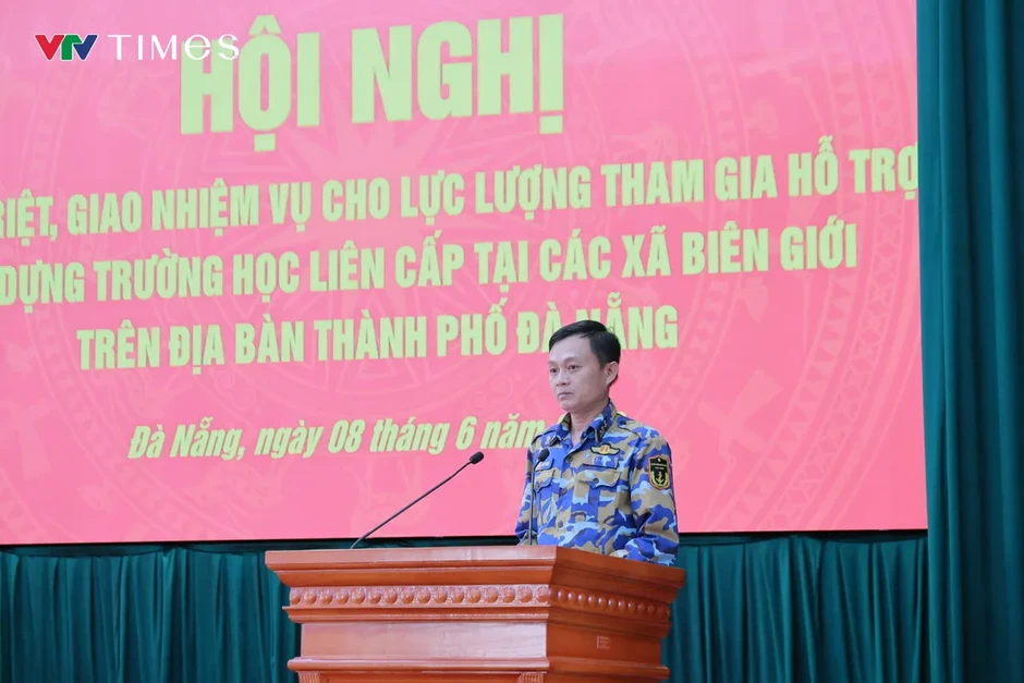 Vùng 3 Hải quân xuất quân xây trường học vùng biên giới trước năm học mới