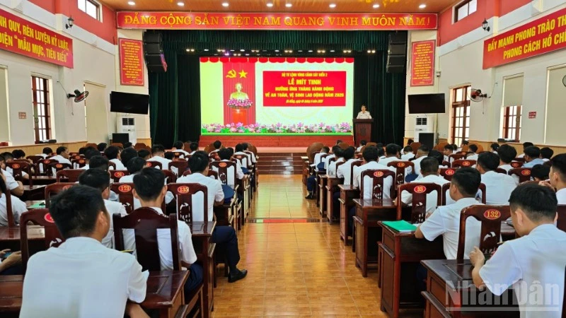 Vùng Cảnh sát biển 2 hưởng ứng Tháng hành động về an toàn vệ sinh lao động năm 2026 Vùng Cảnh sát biển 2 hưởng ứng Tháng hành động về an toàn vệ sinh lao động năm 2026