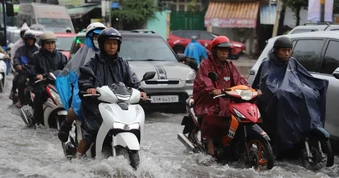 Vùng nhiễu động gây thời tiết xấu ở Nam bộ