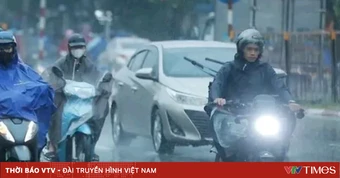 Vùng núi và trung du Bắc Bộ cục bộ có nơi mưa rất to trên 250mm