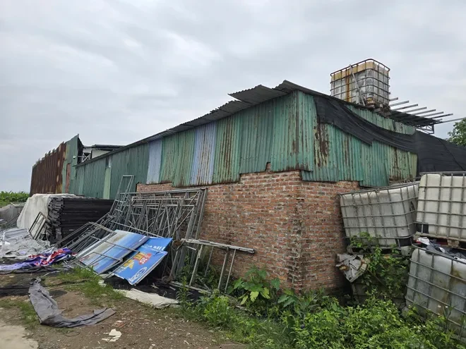 Xã Sơn Đồng, TP Hà Nội cưỡng chế 12 công trình vi phạm đất nông nghiệp