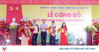 Xã Sơn Tây (Quảng Ngãi) đón nhận danh hiệu xã An toàn khu