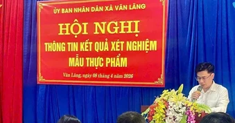 Xác định mẫu thịt heo đưa vào Trường Mầm non Hòa Bình bị nhiễm bệnh
