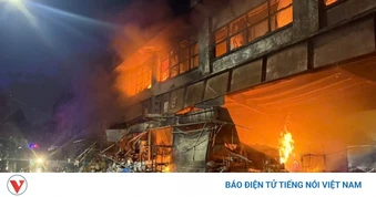 Xác định nguyên nhân vụ cháy khu thương mại ở Đồng Nai