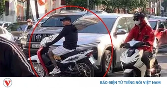 Xác minh clip ô tô, xe máy chặn đầu, đánh võng, tạt đầu nhau trên đường phố Hà Nội