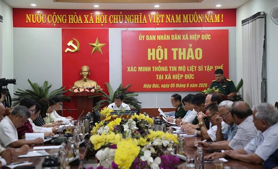 Xác minh thông tin 17 hài cốt nghi là mộ liệt sĩ tập thể tại xã Hiệp Đức