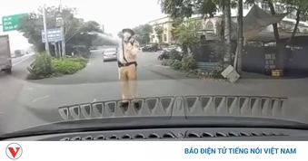 Xác minh, xử lý "thầy dạy lái ô tô" chỉ học viên đi sai làn, cãi CSGT ở Hà Nội