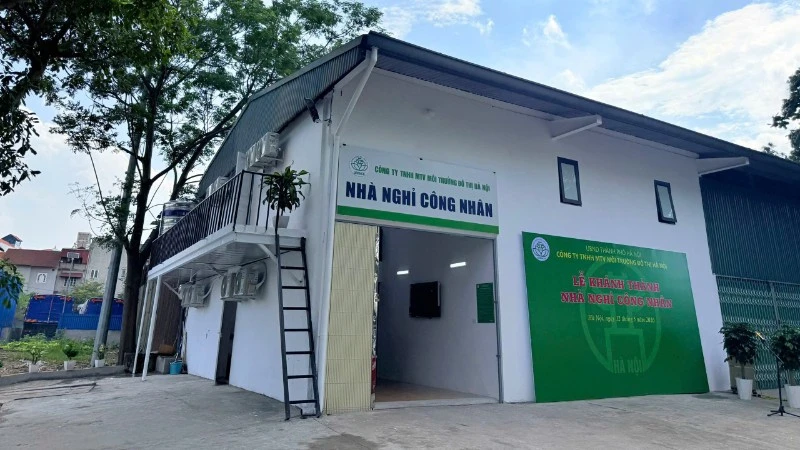 Xây nhà lưu trú – dựng niềm tin cho công nhân môi trường Xây nhà lưu trú – dựng niềm tin cho công nhân môi trường