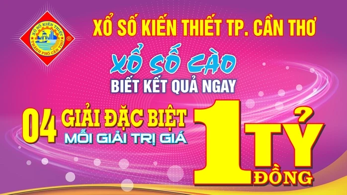 Xổ số Cần Thơ tung thêm 4 triệu vé số cào, tăng lượng vé trúng thưởng Xổ số Cần Thơ tung thêm 4 triệu vé số cào, tăng lượng vé trúng thưởng