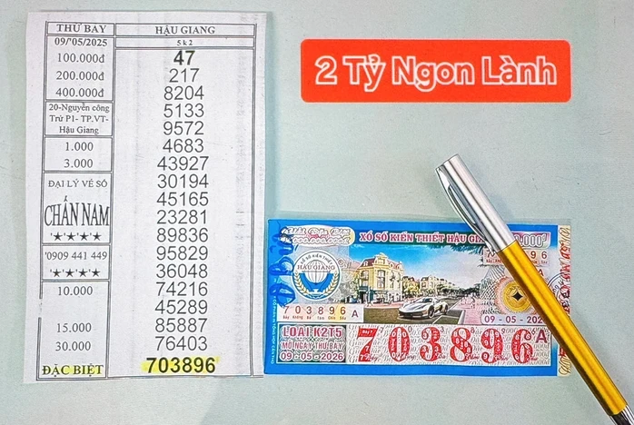 Xổ số miền Nam: Chiều 10-5, lộ diện nhiều người trúng độc đắc và an ủi 3 đài Xổ số miền Nam: Chiều 10-5, lộ diện nhiều người trúng độc đắc và an ủi 3 đài