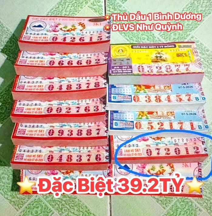 Xổ số miền Nam: Liên tục xuất hiện nguyên cây 160 vé trúng 39,2 tỉ đồng Xổ số miền Nam: Liên tục xuất hiện nguyên cây 160 vé trúng 39,2 tỉ đồng