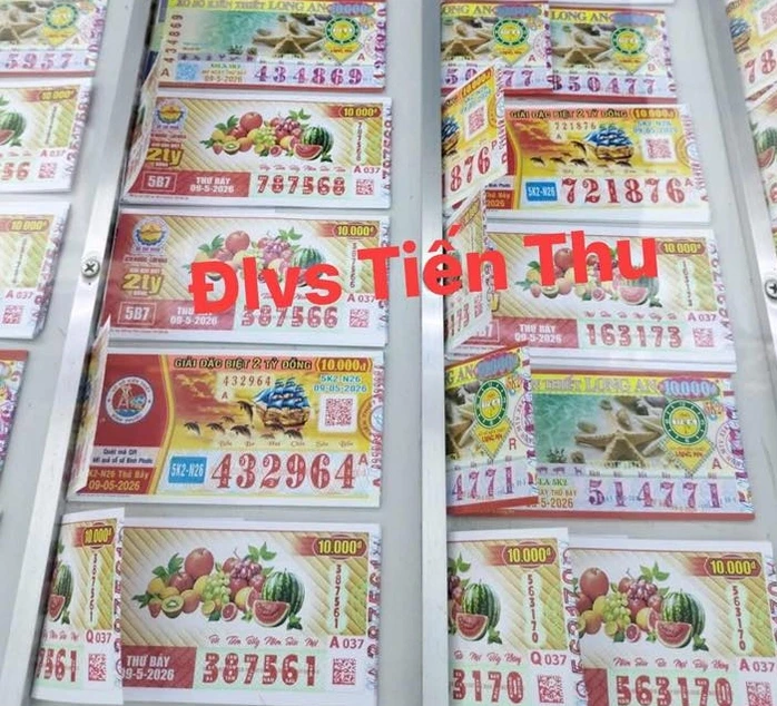 Xổ số miền Nam: Liên tục xuất hiện nguyên cây 160 vé trúng 39,2 tỉ đồng Xổ số miền Nam: Liên tục xuất hiện nguyên cây 160 vé trúng 39,2 tỉ đồng