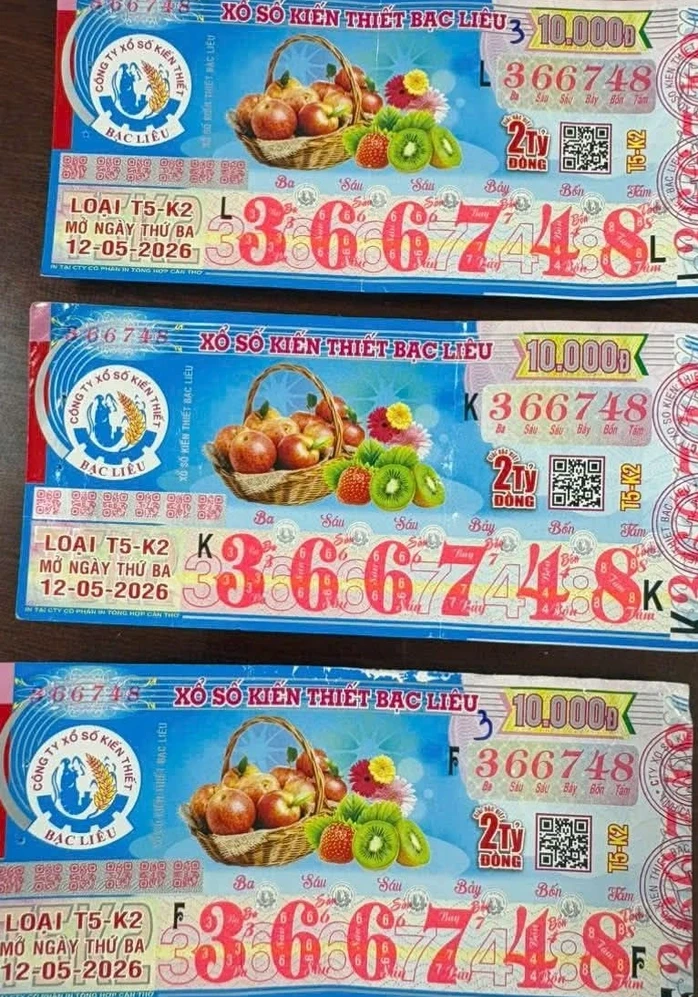 Xổ số miền Nam: Lộ diện nhiều vé trúng độc đắc tại TPHCM và Cà Mau Xổ số miền Nam: Lộ diện nhiều vé trúng độc đắc tại TPHCM và Cà Mau