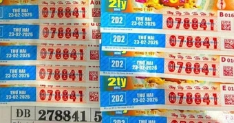 Xổ số miền Nam ngày 26-2: Đại lý đang truy tìm người trúng độc đắc 32 tờ vé số TPHCM