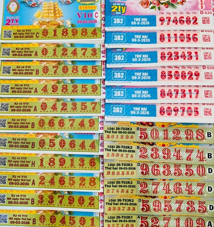 Xổ số miền Nam: Nhiều người “săn” 3 giải độc đắc vé xuân cuối cùng năm 2026 Xổ số miền Nam: Nhiều người “săn” 3 giải độc đắc vé xuân cuối cùng năm 2026