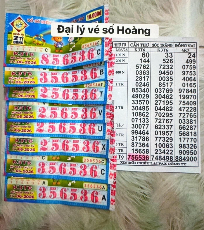Xổ số miền Nam: Sáng 18-6, lộ diện nơi trúng 2 giải độc đắc và 3 giải an ủi Xổ số miền Nam: Sáng 18-6, lộ diện nơi trúng 2 giải độc đắc và 3 giải an ủi