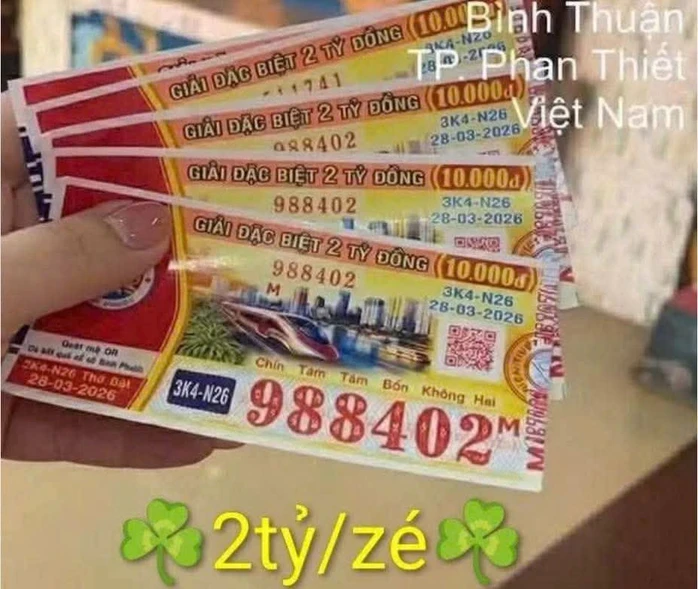 Xổ số miền Nam: Sáng 29-3, lộ diện người trúng 2 giải độc đắc gần giống nhau Xổ số miền Nam: Sáng 29-3, lộ diện người trúng 2 giải độc đắc gần giống nhau