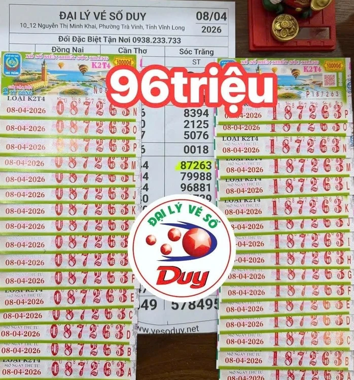 Xổ số miền Nam: Sáng 9-4, lộ diện nhiều người trúng thưởng vé số của 3 đài