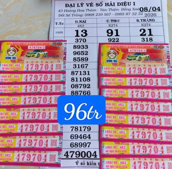 Xổ số miền Nam: Sáng 9-4, lộ diện nhiều người trúng thưởng vé số của 3 đài