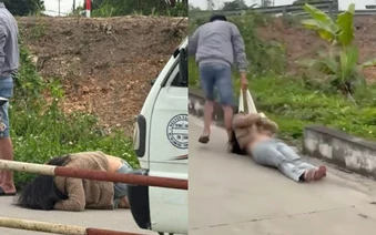 Xôn xao clip cô gái bị nam thanh niên túm áo kéo lê giữa đường, vừa giằng co vừa kêu “tao bị ép buộc” trong ngày 8/3