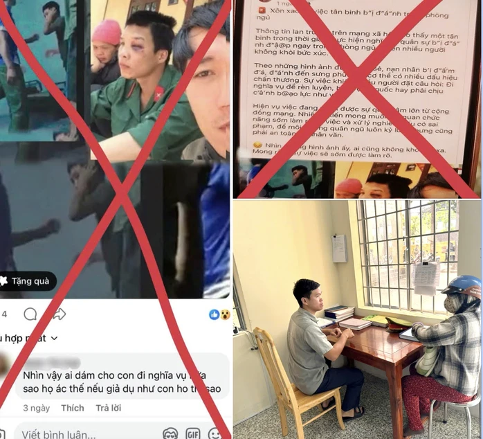 Xử phạt người phụ nữ đăng tin tân binh bị đánh trong phòng ngủ Xử phạt người phụ nữ đăng tin tân binh bị đánh trong phòng ngủ