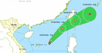 Xuất hiện áp thấp nhiệt đới đầu tiên trên Biển Đông, có ảnh hưởng tới nước ta?